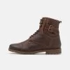 Pier One Leather - Veterboots - Brown -Schoenen Serie Winkel 051eef69b5e047c99ad3e4eb398dd6bf