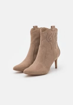 Anna Field Enkellaarsjes Met Hoge Hak - Taupe -Schoenen Serie Winkel 0601ea9b5e2142a487966352e594f4a7