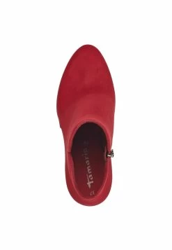 Tamaris Enkellaarsjes Met Plateauzool - Cherry -Schoenen Serie Winkel 0c35ecc51edd43cc97fc5e2418bd2f5e