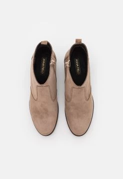 Leather - Cowboy-/Bikerlaarsjes - Taupe -Schoenen Serie Winkel 31439f38e4674f7495916fa4d253a286