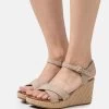 Anna Field Leather - Sandalen Met Hoge Hak - Grey -Schoenen Serie Winkel 3d1ad21c84a242f4a6d83de655711570