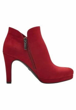 Tamaris Enkellaarsjes Met Plateauzool - Cherry -Schoenen Serie Winkel 746b0a6083fc4c4198a428ea6f5f6497