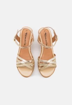 Tamaris Sandalen Met Hoge Hak - Light Gold -Schoenen Serie Winkel 8c8a066a49e7460cbc5352587f615569