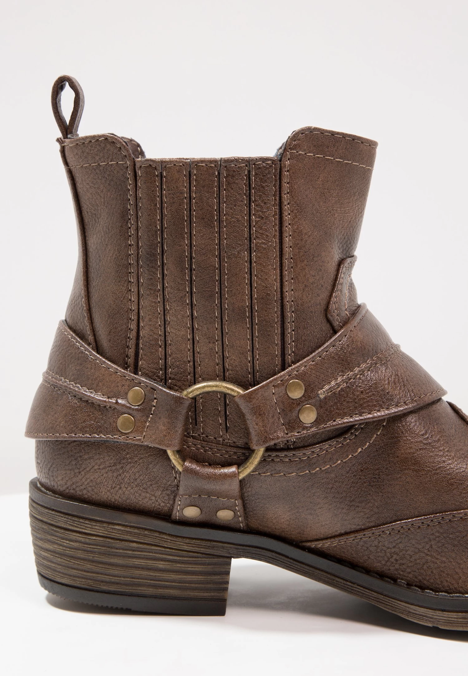 Mustang Cowboy-/Bikerlaarsjes - Braun 8 Mustang Cowboy-/Bikerlaarsjes - Braun - Afbeelding 6